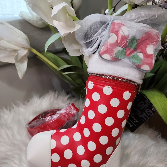 Disney Minnie Mouse Stocking Cosplay Crossbody BagNew - Picture 3 of 6